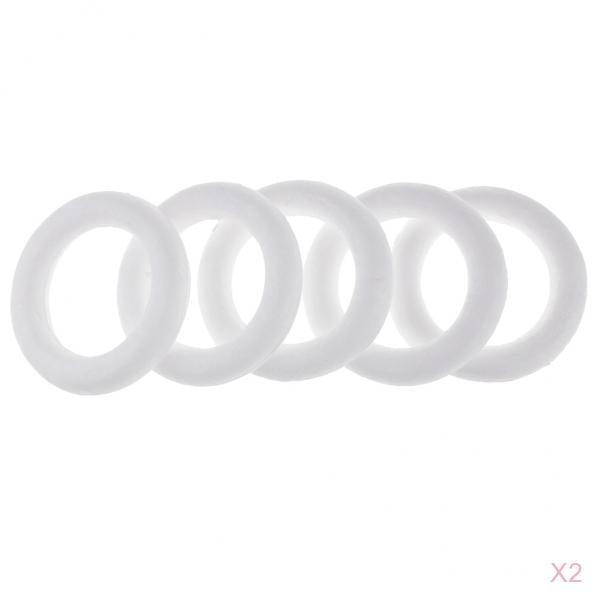10pcs 11cm Round Circle Styrofoam Foam for Art Craft DIY Christmas Ornament 10pcs 11cm Round Circle Styrofoam Foam for Art Craft DIY Christmas Ornament